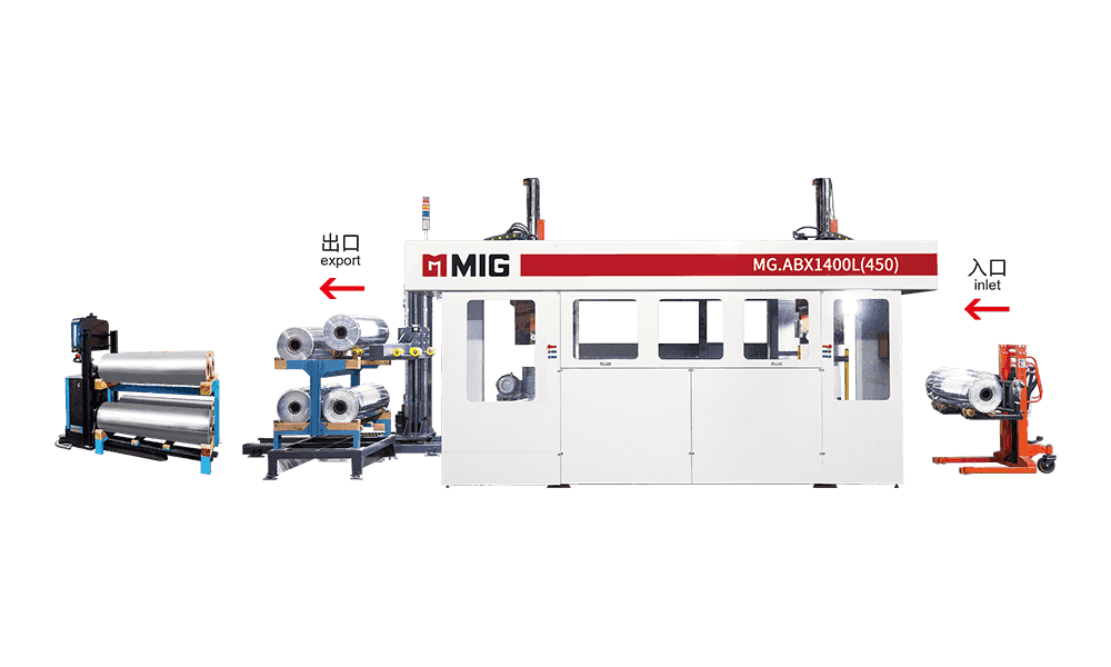 MG.ABX1400L (450) háromkaros lemezmosógép (padlón álló)