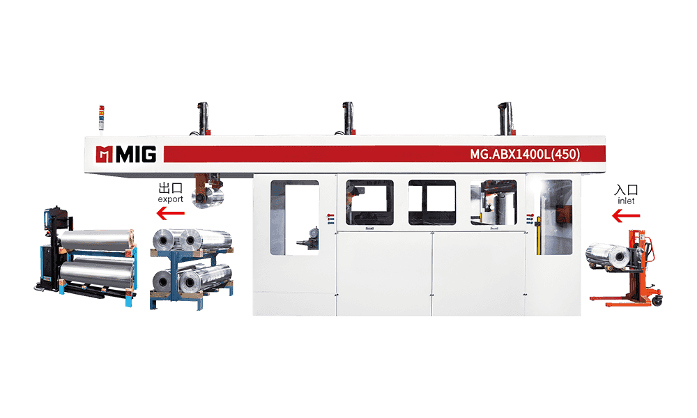 MG.ABX1400L (450) háromkaros lemezmosógép (függőkar)